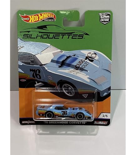 Amazon.com: Hot Wheels '76 Greenwood Corvette, HW Race Day 4/10